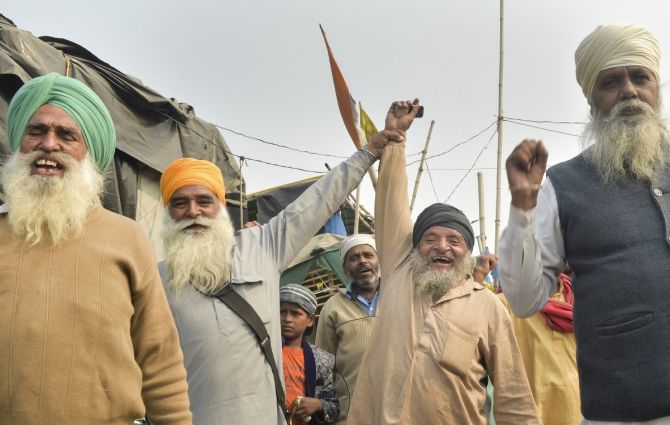 Sikh farmers